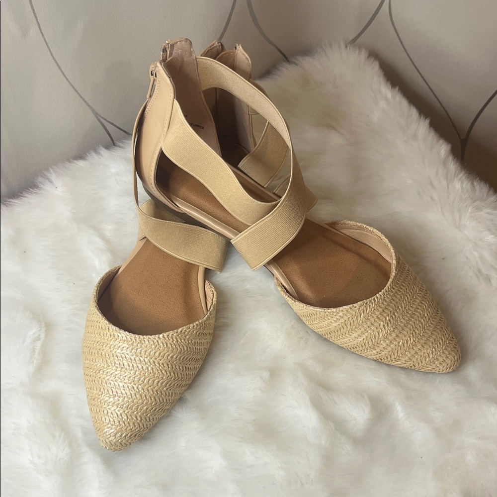 Sugar Tan Espadrille Flats
